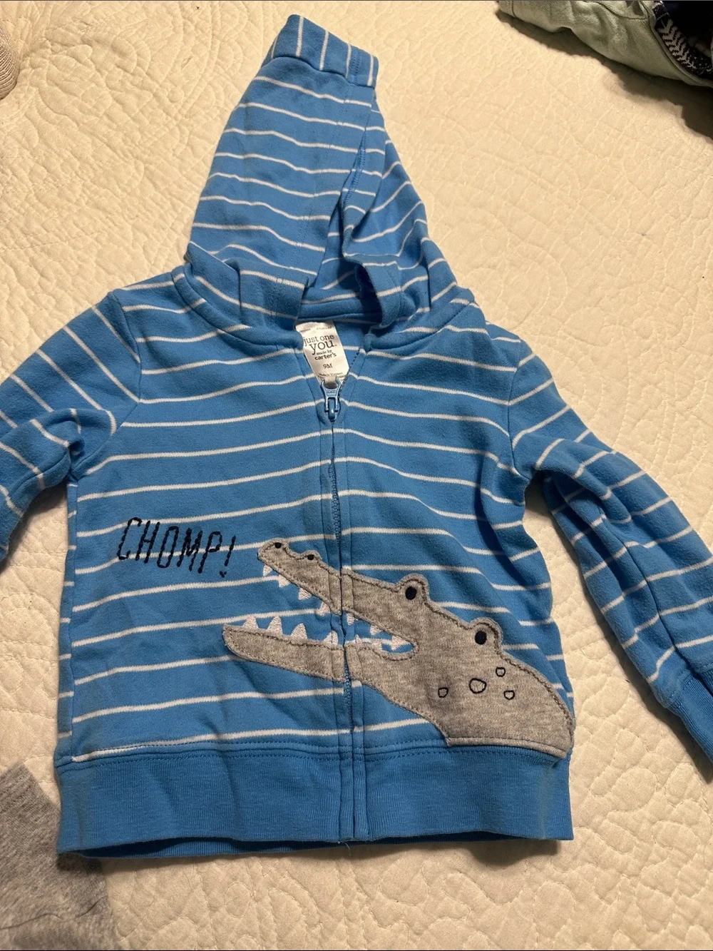 0282 Blue & Gray Kids Matching Set – Casual Two-Piece Outfit size 9 mths
